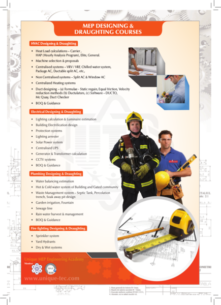 MEP Designing and Draughting Courses 1