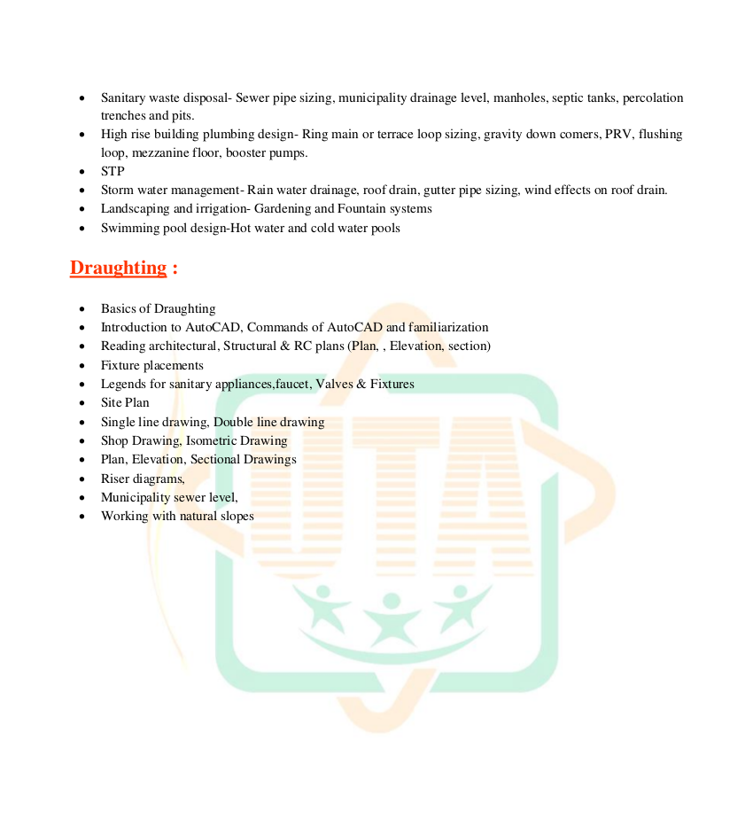 Plumbing Course Unique Tech Unique Groups